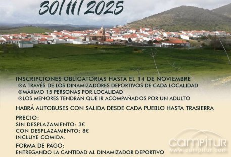 La comarca de Llerena se prepara para la II Ruta Senderista en Trasierra